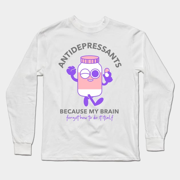 antidepressants Long Sleeve T-Shirt by hunnydoll